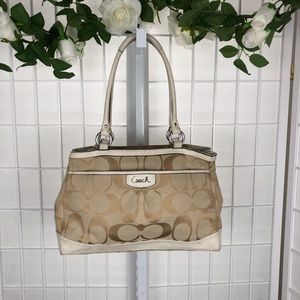 Coach Park Signature Tote Handbag